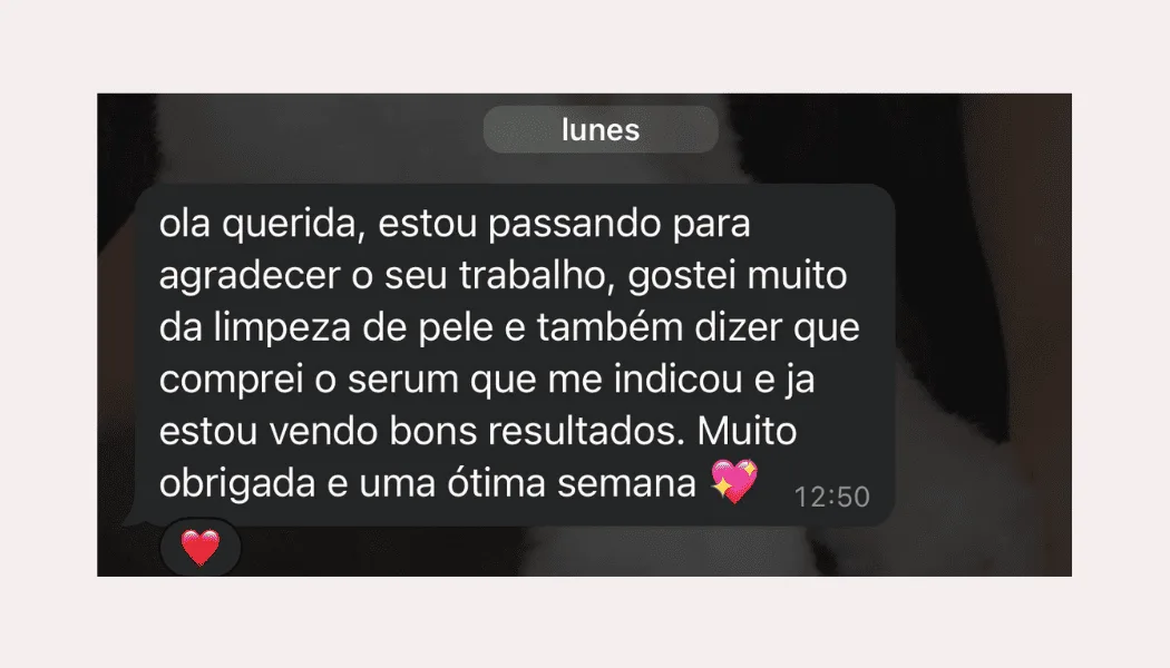 Lourdes Estetica em Cascais- Feedback