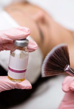 Tratamento estético facial profissional realizado por Lourdes em Cascais